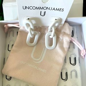 Uncommon James White Chain Earrings